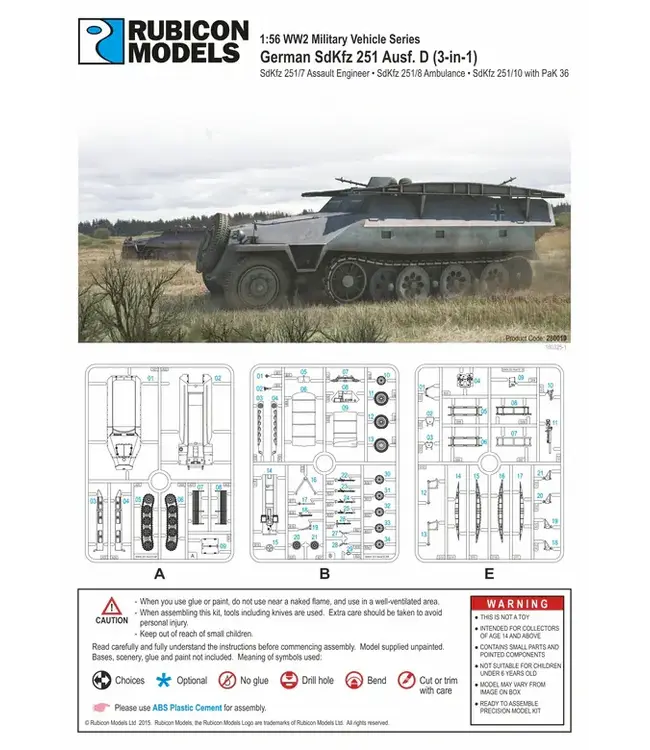 SdKfz 251 Ausf D (3-in-1)