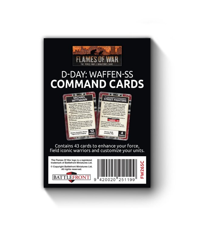 D-Day: Waffen-SS Command Card Pack