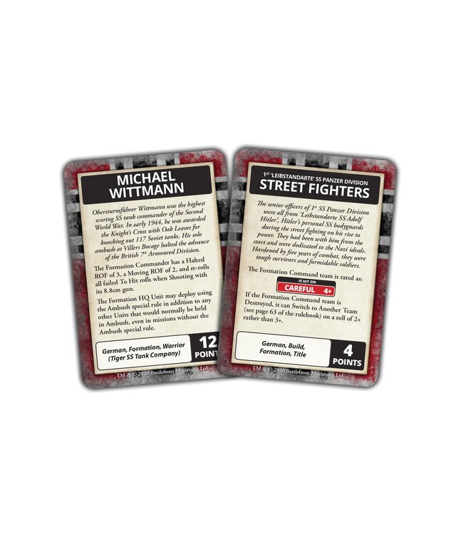 D-Day: Waffen-SS Command Card Pack