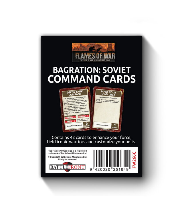 Bagration: Soviet Command Cards