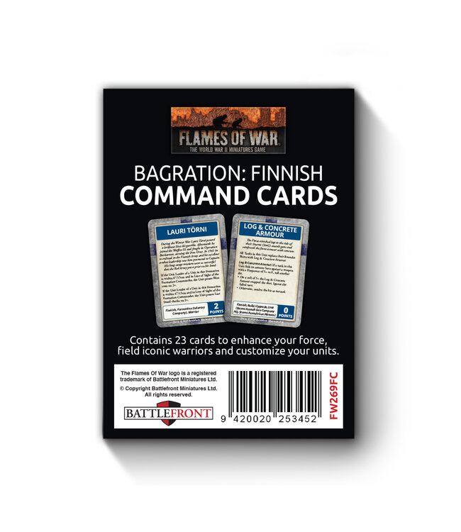Bagration: Finnish Command Cards