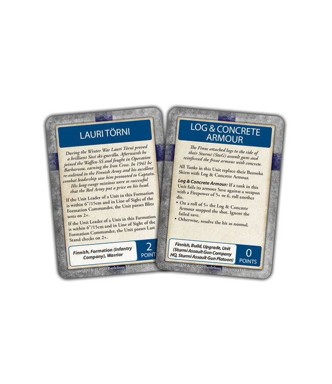 Bagration: Finnish Command Cards