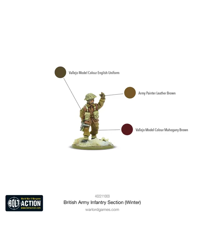 British Infantry section (Winter)