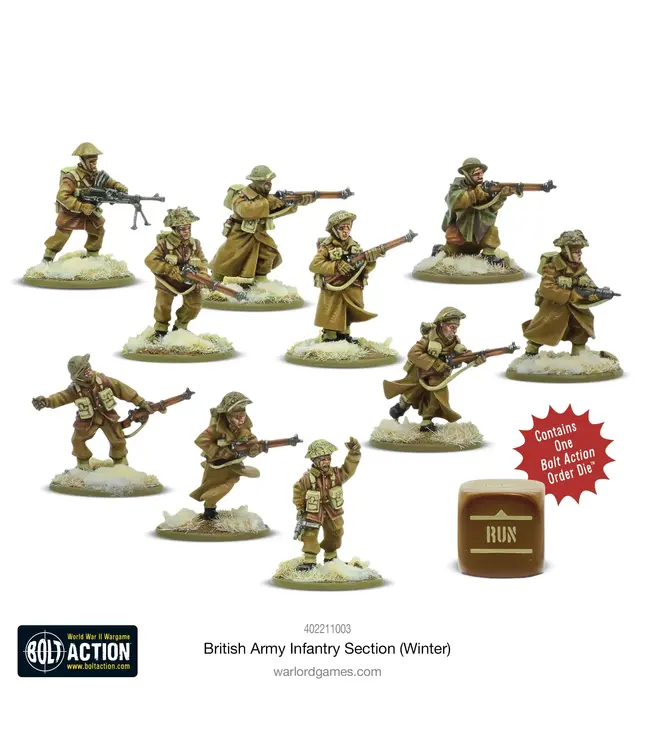British Infantry section (Winter)