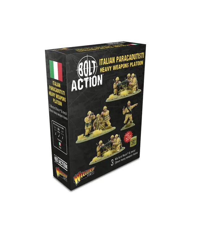 PRE-ORDER: Italian Paracadutisti Heavy Weapons Platoon