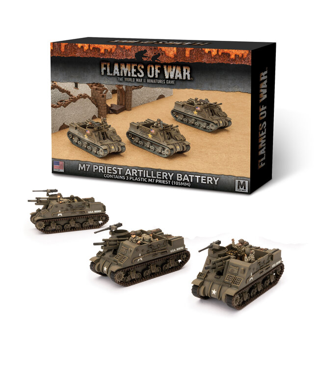 M7 Priest Armored Artillery Battery