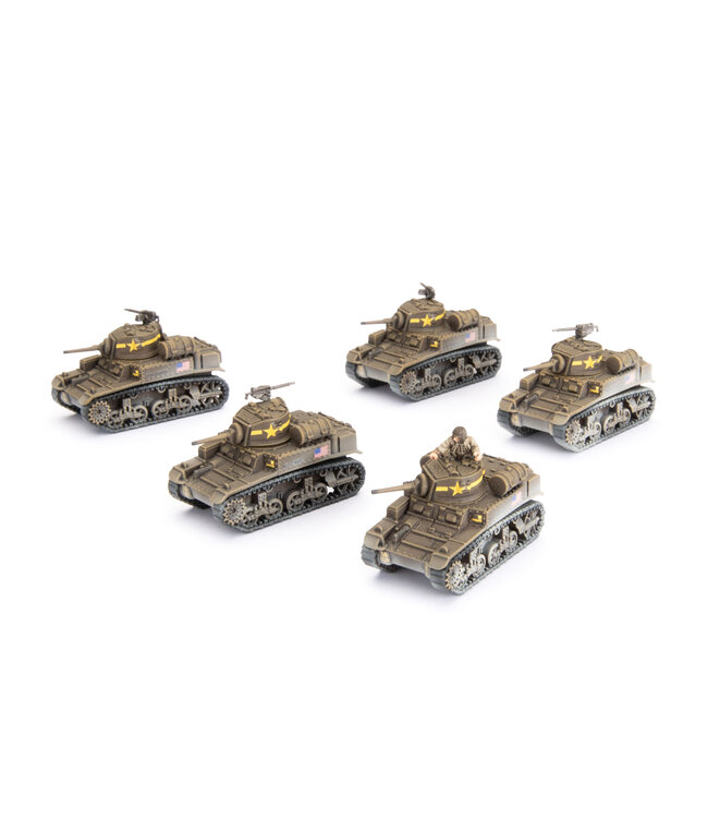 M3 Stuart Light Tank Platoon
