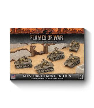 Flames of War M3 Stuart Light Tank Platoon