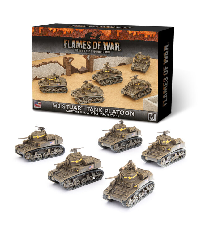M3 Stuart Light Tank Platoon