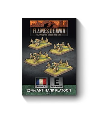 Flames of War Hotchkiss 25mm Anti-tank Platoon