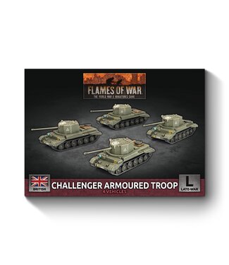 Flames of War Challenger Armoured Troop