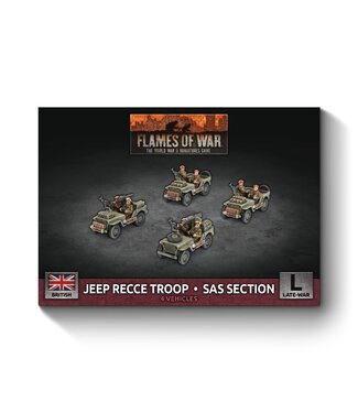 Flames of War Jeep Recce Troop or SAS Section