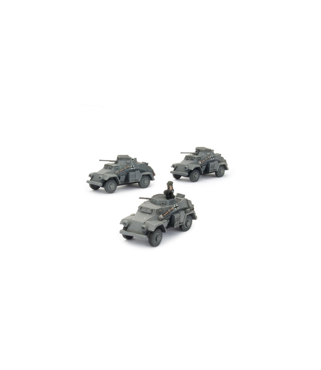 Sd Kfz 221 & 222 Light Scout Troop (MW)