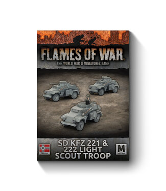 Flames of War Sd Kfz 221 & 222 Light Scout Troop (MW)