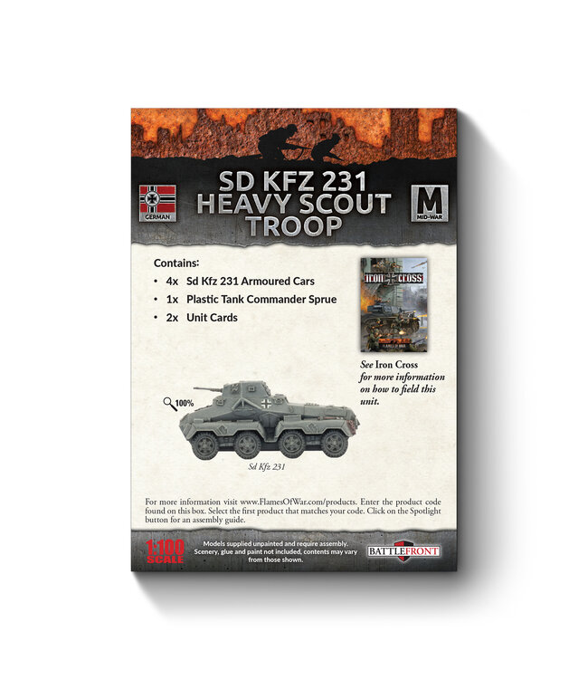 Sd Kfz 231 Heavy Scout Troop