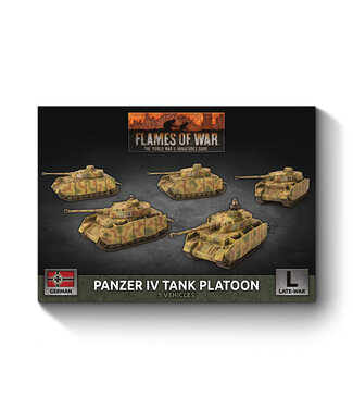 Flames of War Panzer IV Tank Platoon