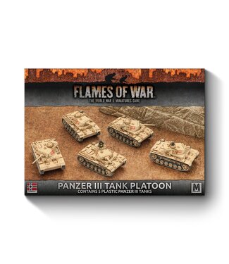 Flames of War Panzer III Tank Platoon