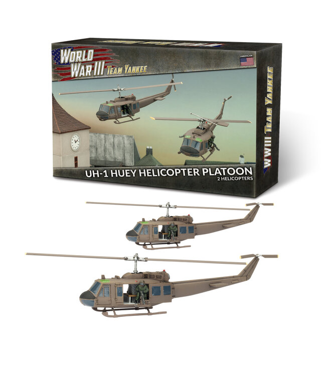 UH-1 Huey Helicopter Flight
