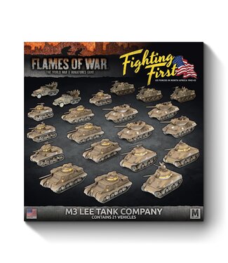 Flames of War American M3 Lee Tank Company