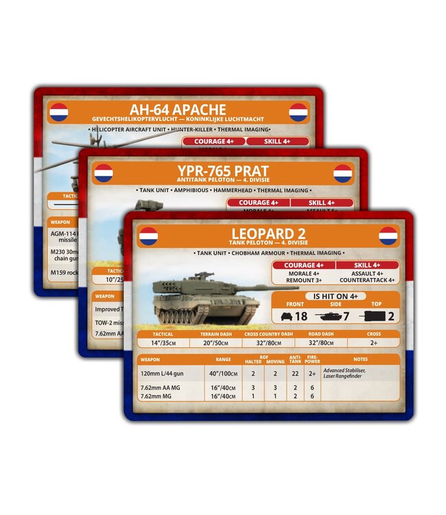 Dutch Unit Card Pack