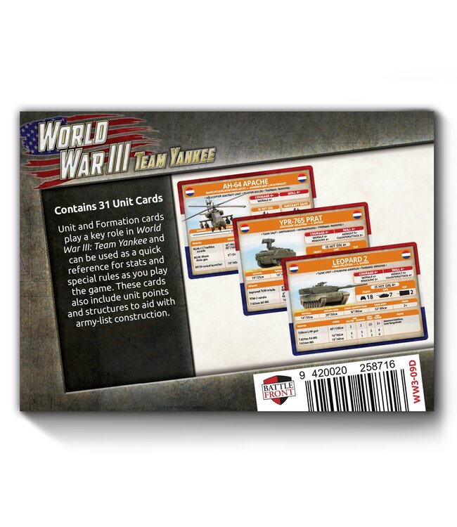 Dutch Unit Card Pack