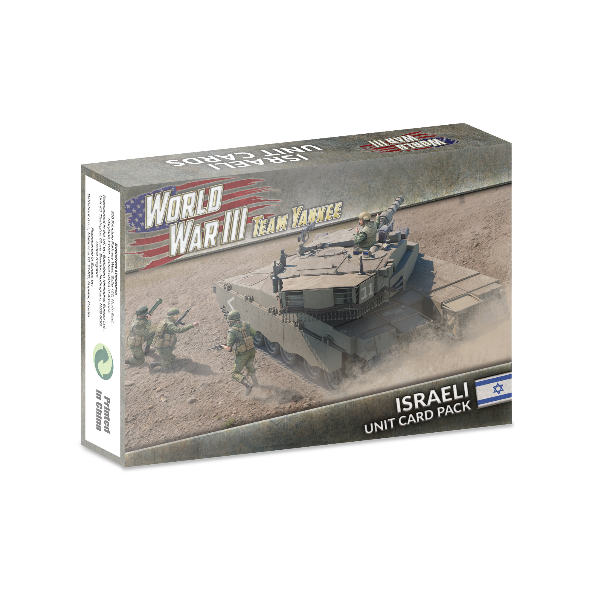 Israeli IDF Unit Card Pack - www.tabletopper.nl