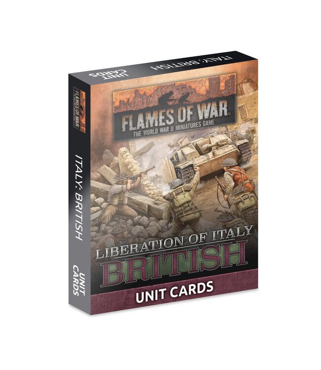 British Unit Cards - (Liberation of Italy)