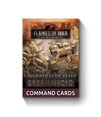 Flames of War British Command Cards - (Liberation of Italy)