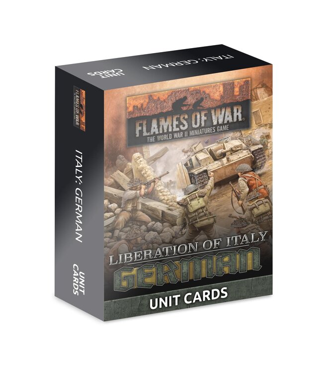 German Unit Cards - (Liberation of Italy)