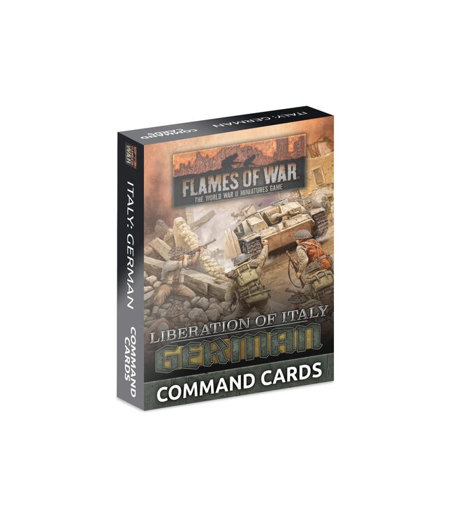 German Command Cards - (Liberation of Italy)