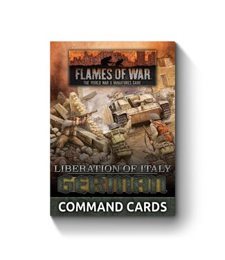 Flames of War PRE-ORDER: German Command Cards - (Liberation of Italy)