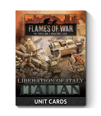 Flames of War Italian Unit Cards - (Liberation of Italy)