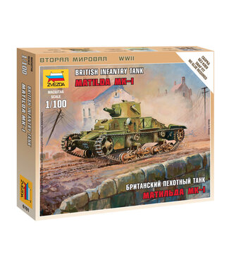 Zvezda British Light Tank "Matilda Mk I"