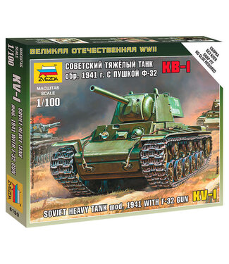Zvezda Soviet Heavy Tank - KV-1 mod.1941 With F-32 GUN