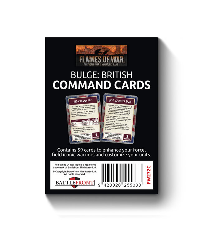 Bulge: British Command Cards
