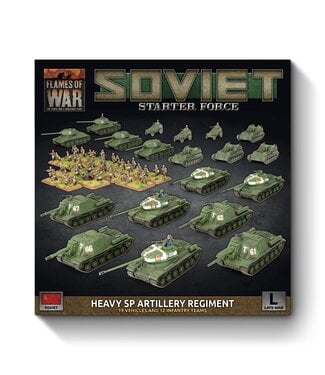 Flames of War PRE-ORDER: Heavy SP Artillery Regiment Starter Force