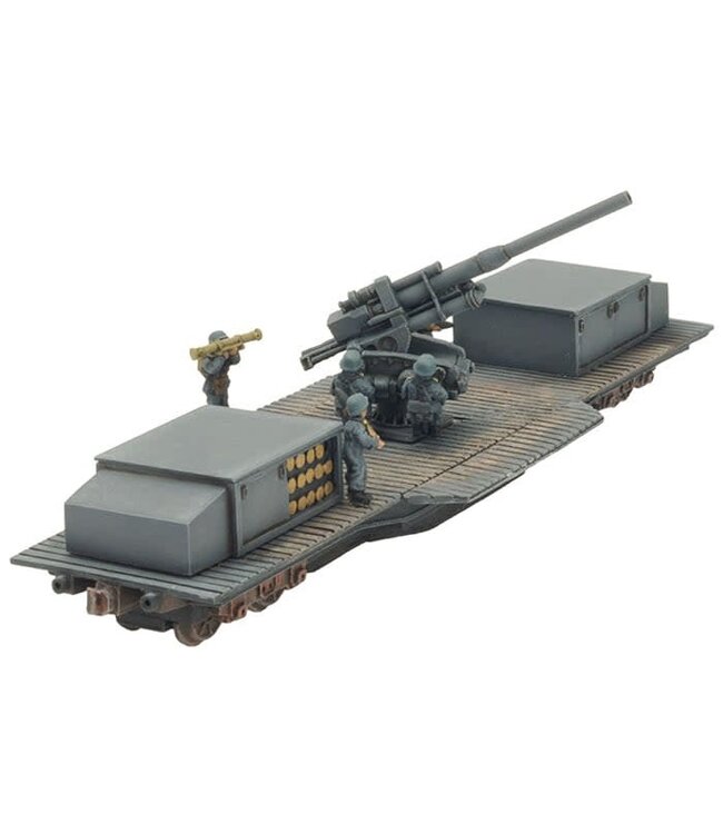 PRE-ORDER: 10.5cm FlaK Railway Car