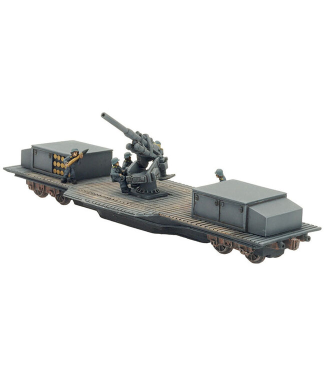 PRE-ORDER: 10.5cm FlaK Railway Car