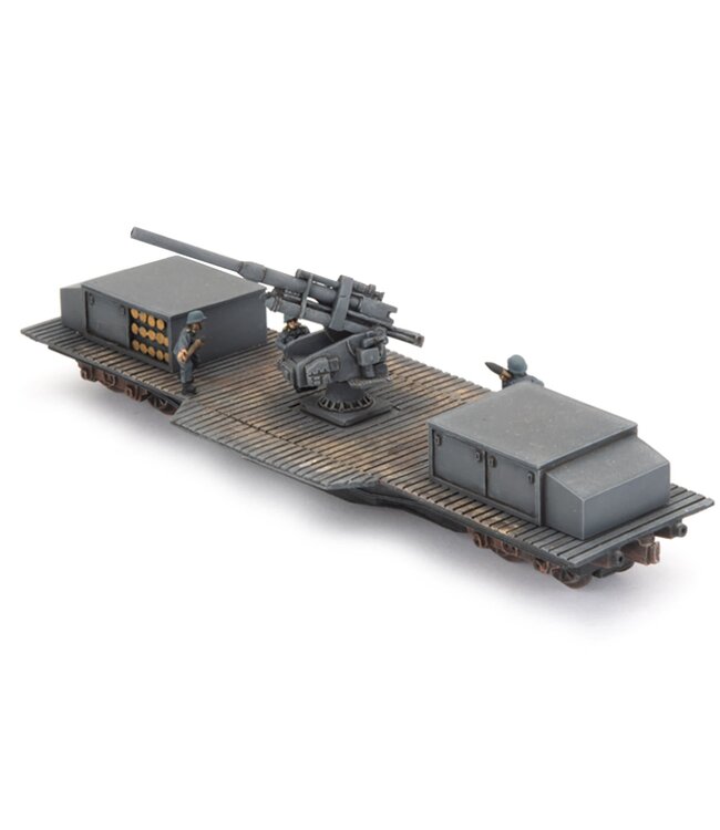 PRE-ORDER: 10.5cm FlaK Railway Car