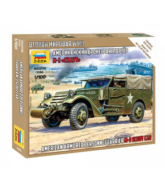 Zvezda M-3 Scout Car - American Armored Personal Carrier