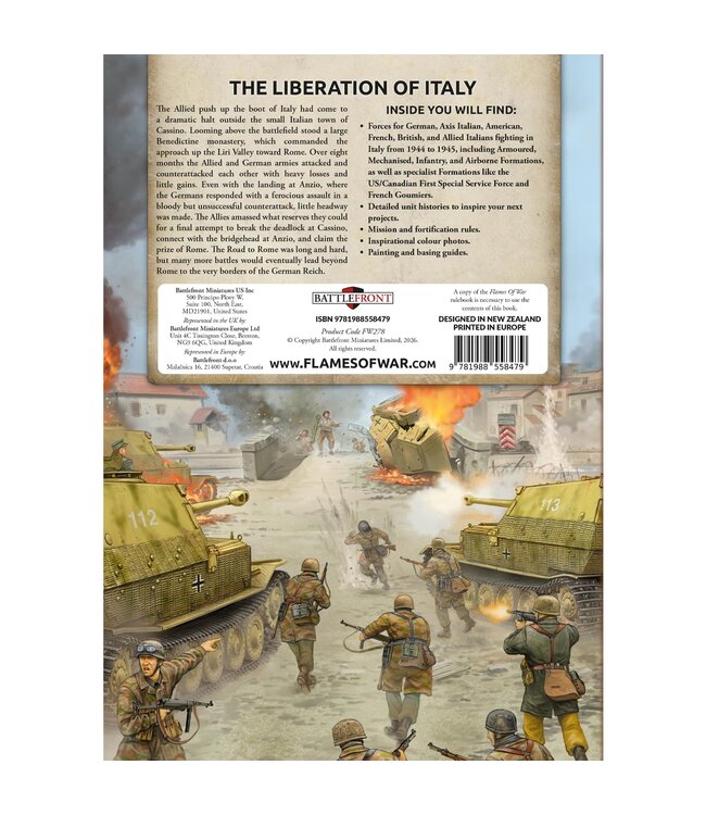 Liberation of Italy - Hardcover Book