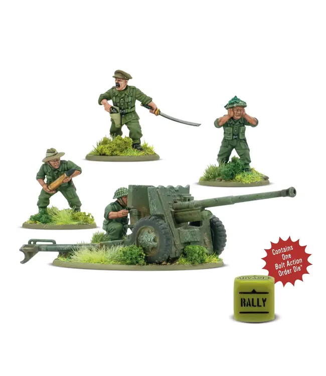 Gurkha 6-pounder anti-tank gun