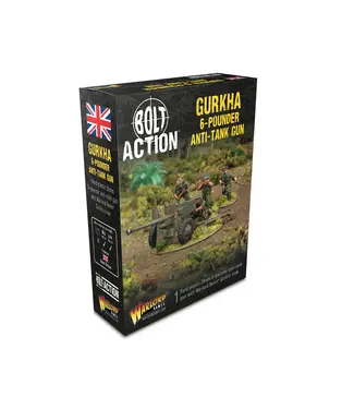 Bolt Action Gurkha 6-pounder anti-tank gun