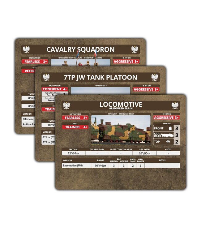 PRE-ORDER: Barbarossa Polish Unit Cards - Limited Edition