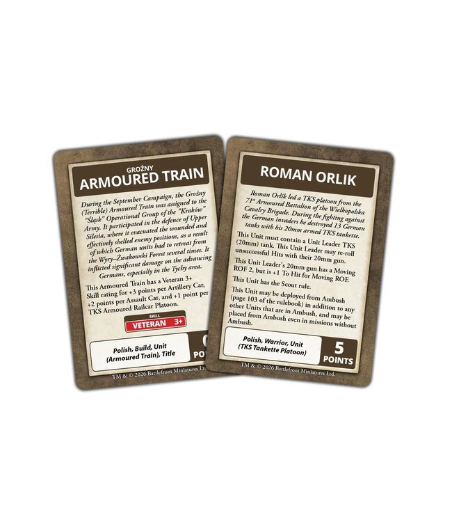 PRE-ORDER: Barbarossa Polish Command Cards - Limited Edition