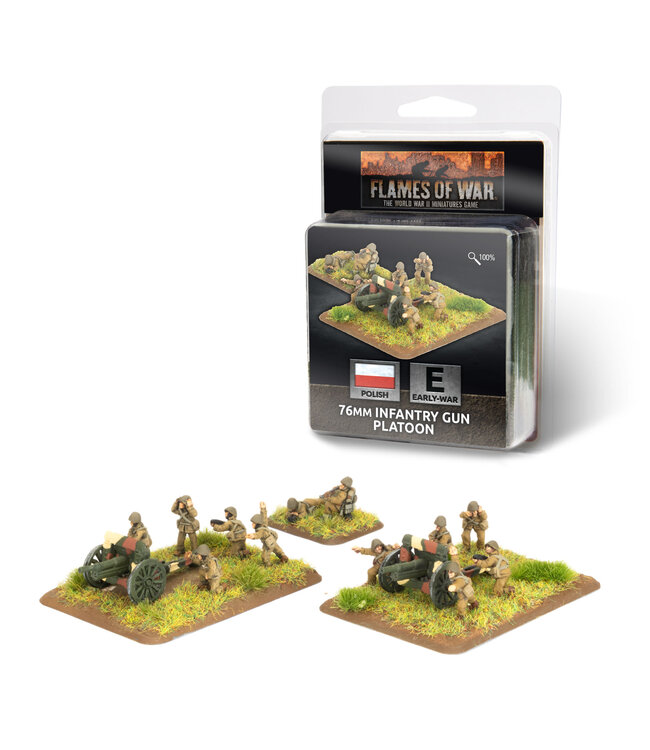 PRE-ORDER: Polish EW 76mm Infantry Gun Pltoon