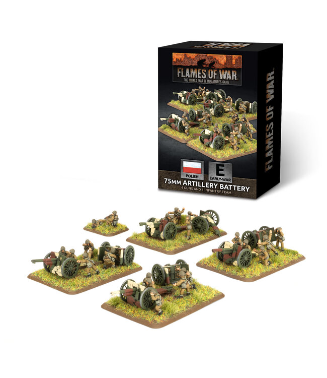 PRE-ORDER: Polish EW 75mm Artillery Battery