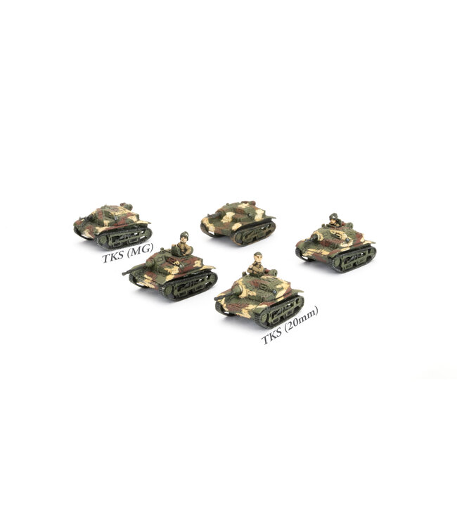 PRE-ORDER: TKS Tankette Platoon