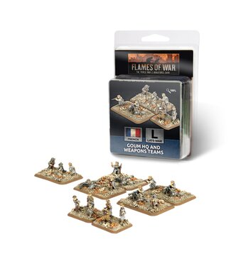 Flames of War Goum HQ and Weapons Teams