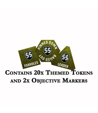 Flames of War Waffen-SS Tokens and Objectives